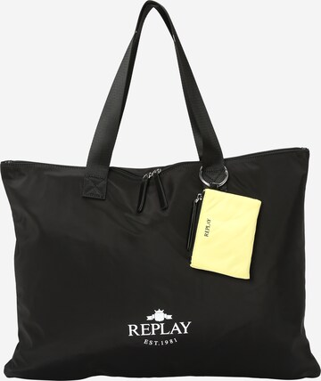 REPLAY Shopper in Zwart: voorkant