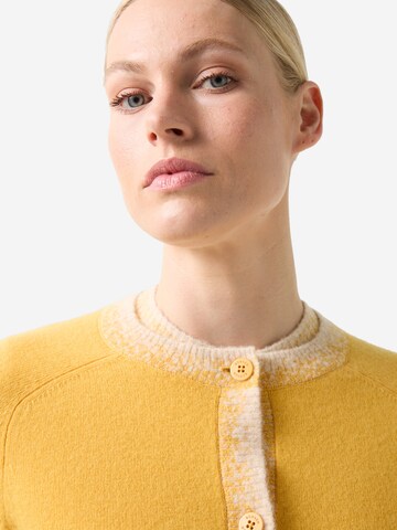 BOGNER Knit Cardigan 'Lauren' in Yellow