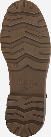 MUSTANG Lace-up bootie in Brown