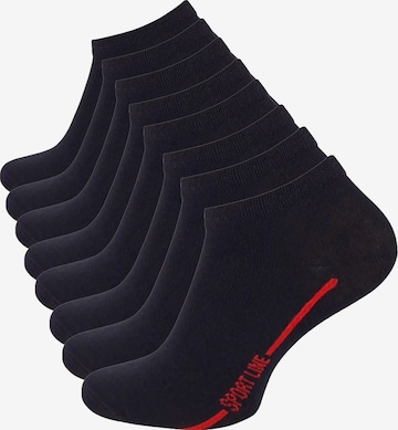 Vincent Creation - Meias 'Sport Line' em preto: frente