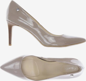 Calvin Klein High Heels & Pumps in 39 in Beige: front