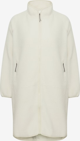 Fransa Curve Winter Jacket 'mila Ja 4' in White: front