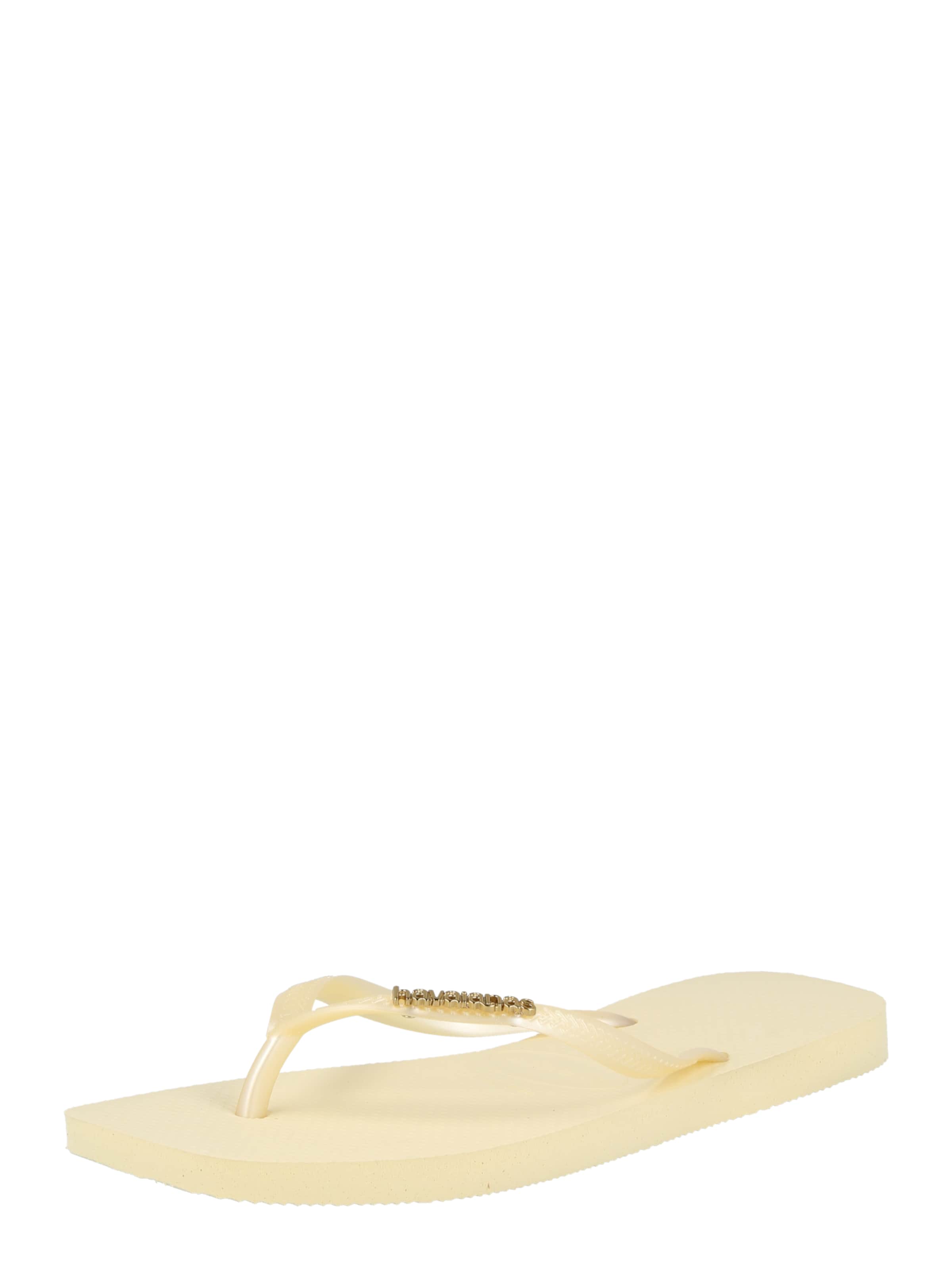 Infradito di HAVAIANAS in giallo: frontale