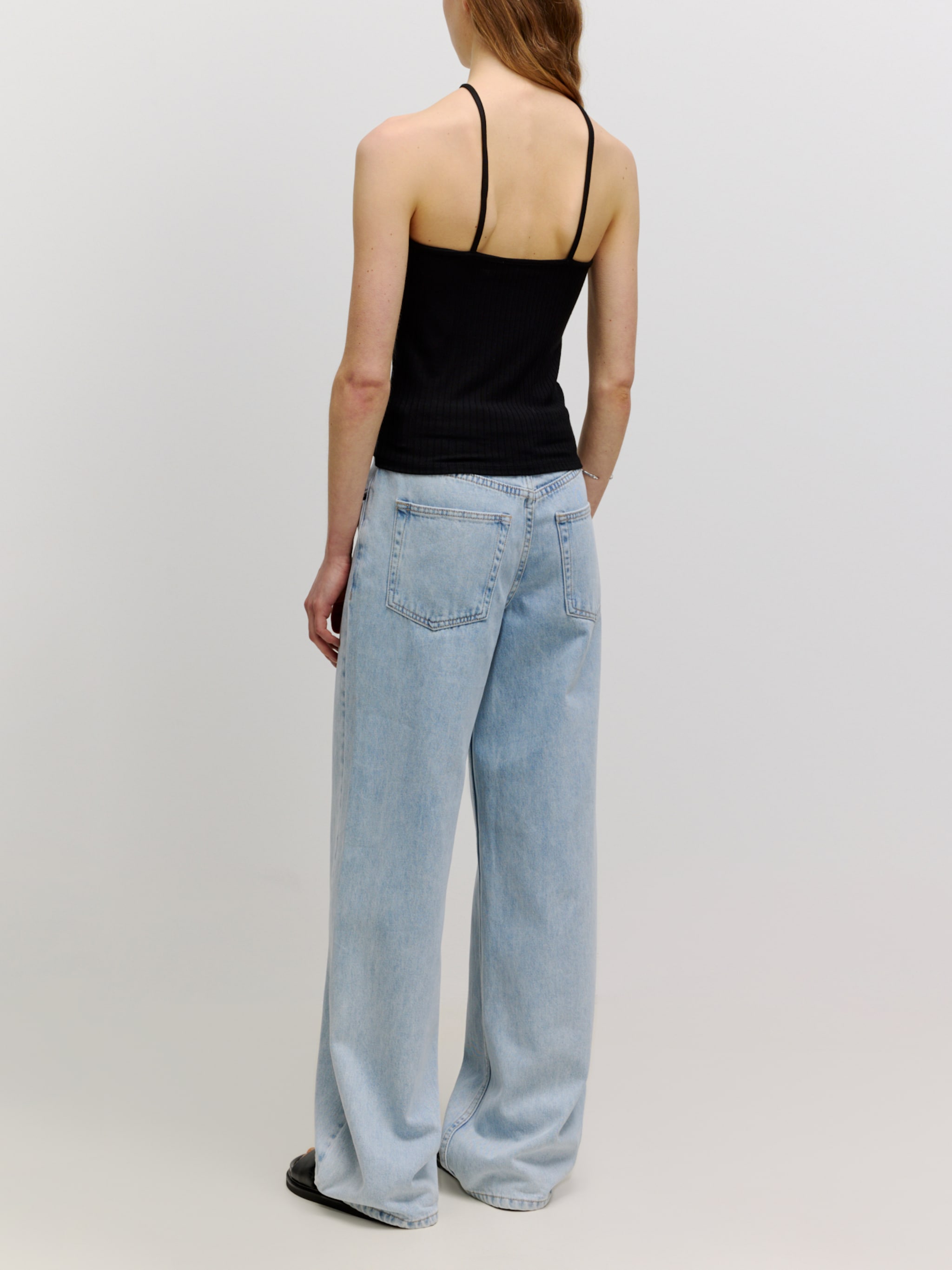 EDITED Producten Top 'Serafine' Zwart