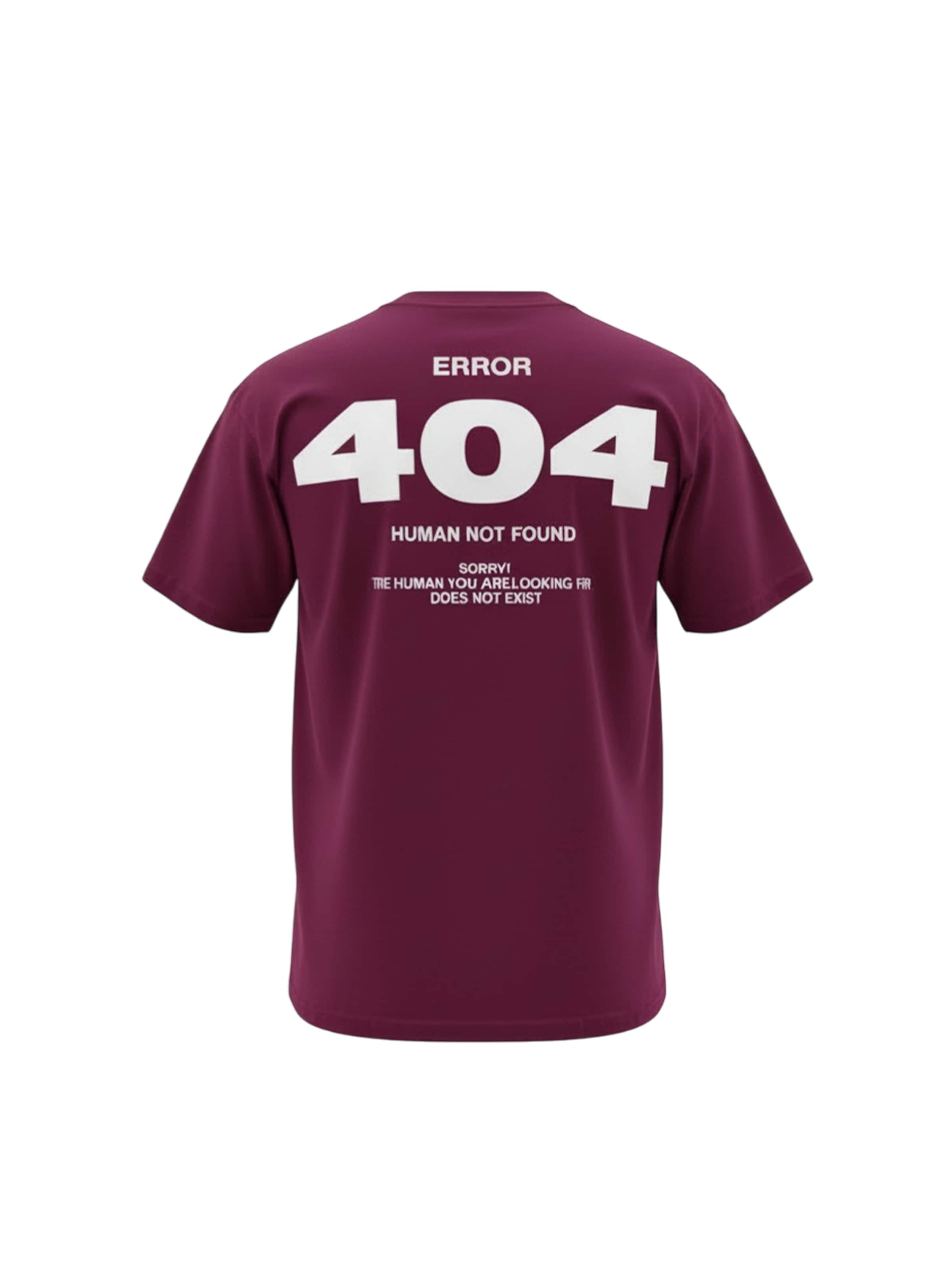 Maglietta 'Oversize 404 T-shirt - Port Royale' di Kleidermafia in lilla