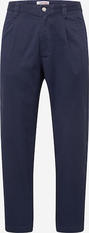 Tommy Jeans تابيرد سراويل من القماش القطني بلون أزرق: الأمام