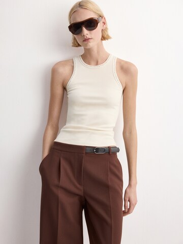 MANGO Toppi 'LEX' värissä valkoinen: etupuoli