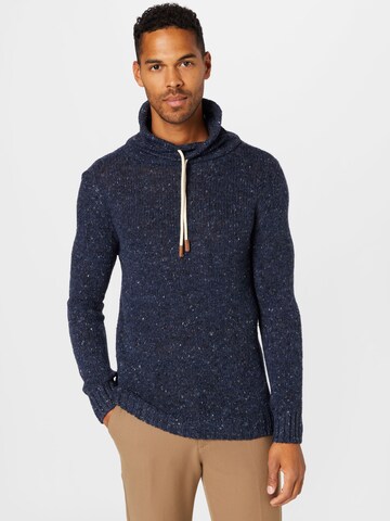 Key Largo Sweater 'Vincent' in Blue: front