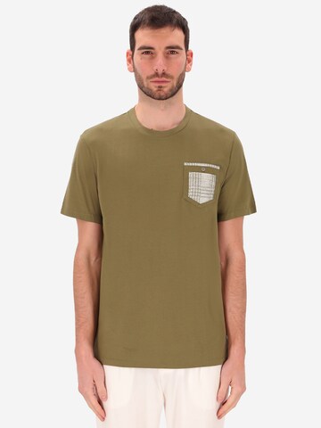 Distretto12 Shirt 'Modos' in Groen: voorkant