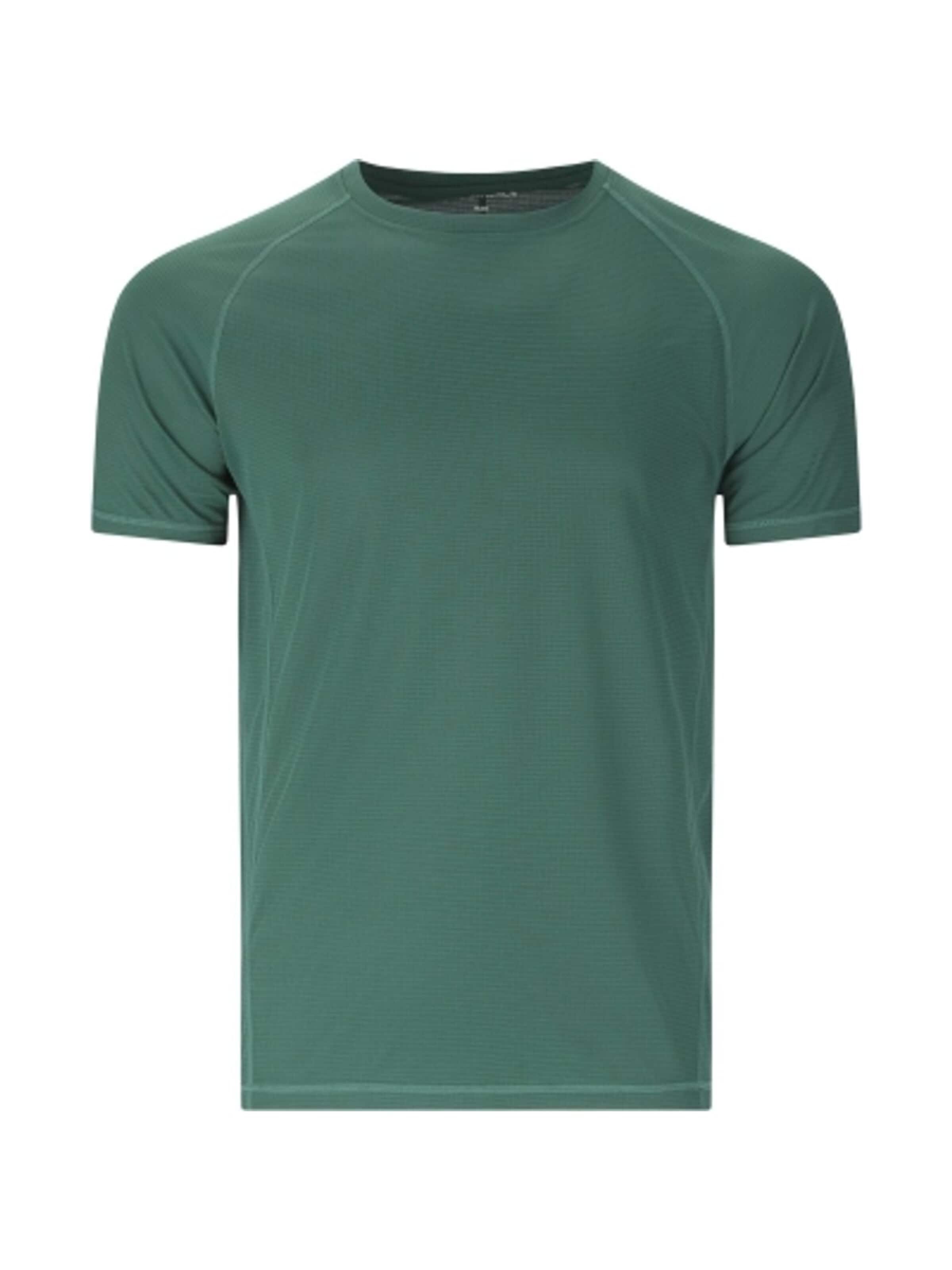 ENDURANCE Shirt 'Geaymay' in Groen: voorkant