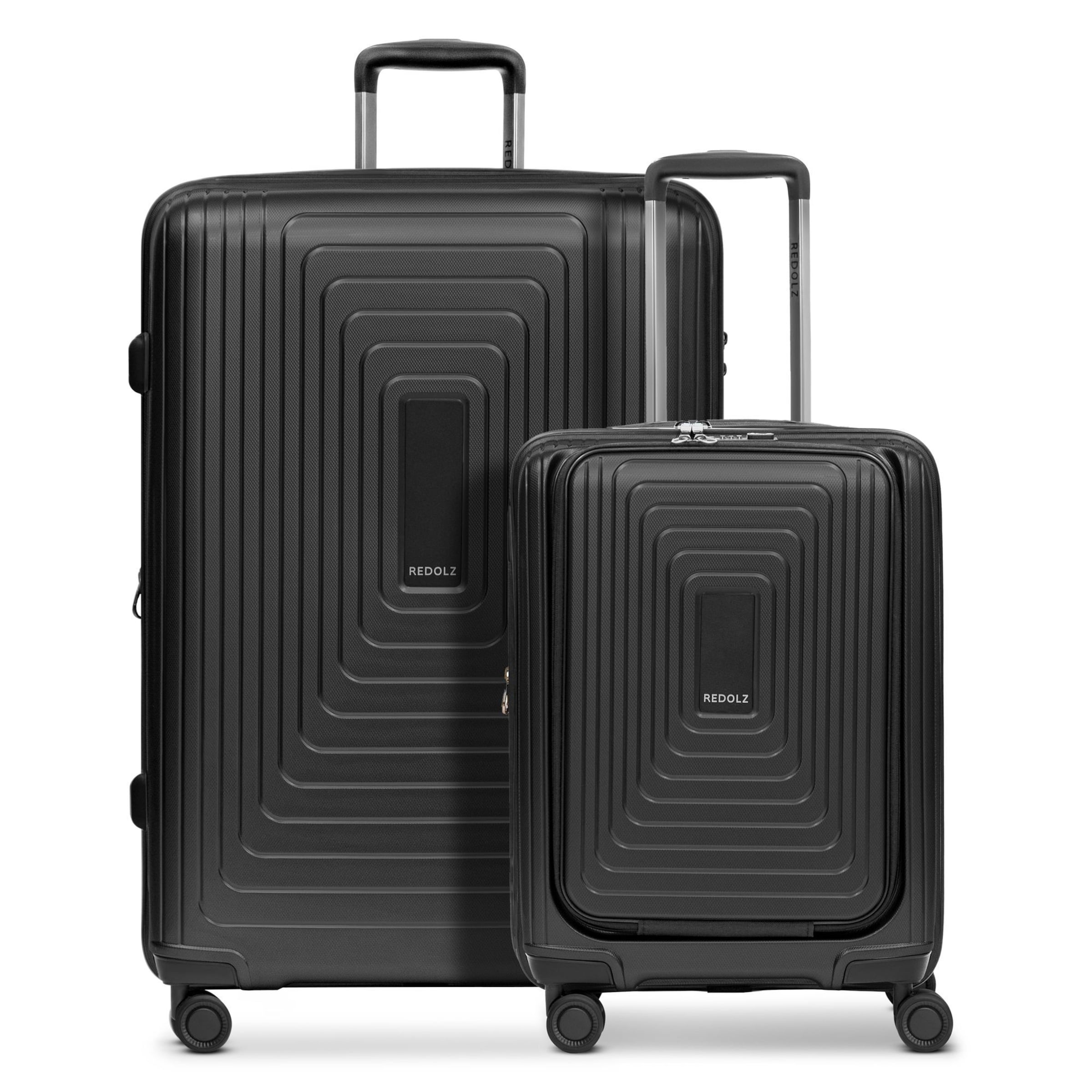 Redolz Suitcase Set 'Essentials 14' in Black: front