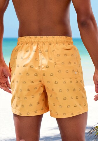 Pantaloncini da bagno di s.Oliver in arancione