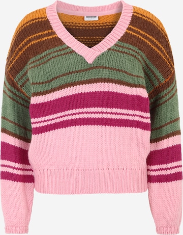 Noisy May Petite Sweter 'MILTON' w kolorze różowy: przód