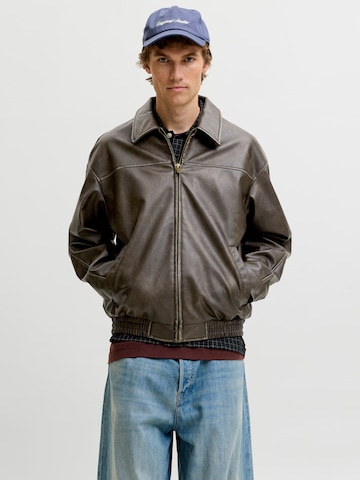 JACK & JONES - Casaco meia-estação 'JJMARLON' em castanho: frente