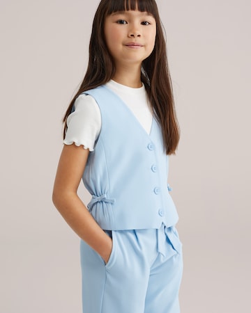 WE Fashion Жилетка в Синий: спереди