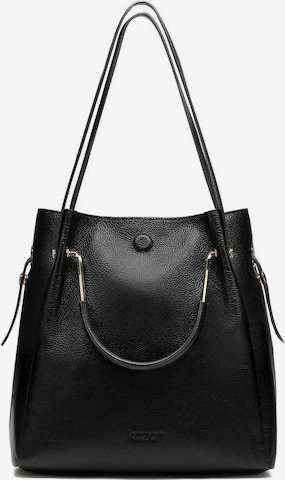 melns Kazar Rokassomiņa: no priekšpuses