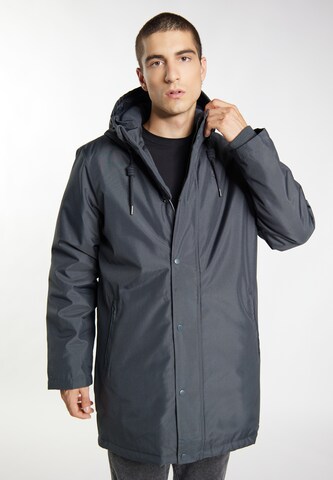 TUFFSKULL - Casaco de inverno 'Arctic' em cinzento: frente