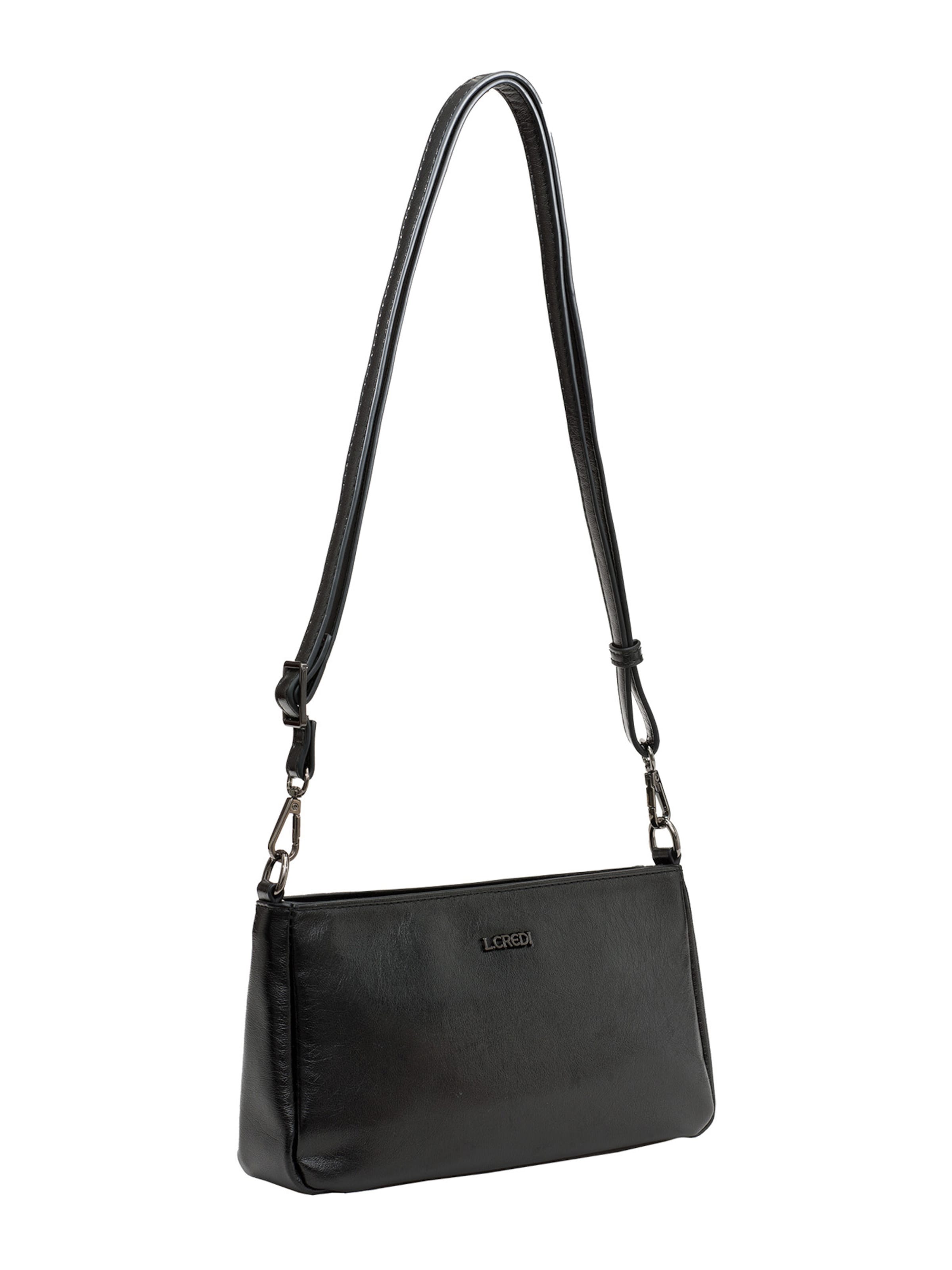 L.CREDI Tasche 'Pamela' in Schwarz