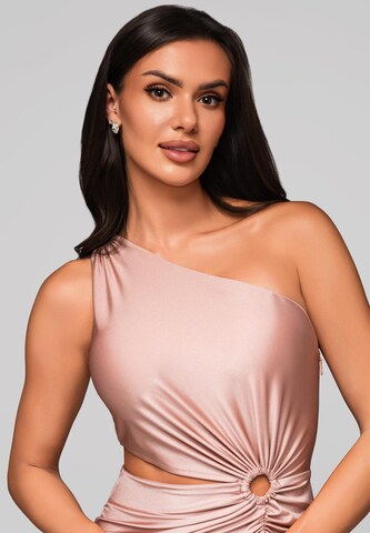 Ombre Avondjurk 'Delia' in Roze