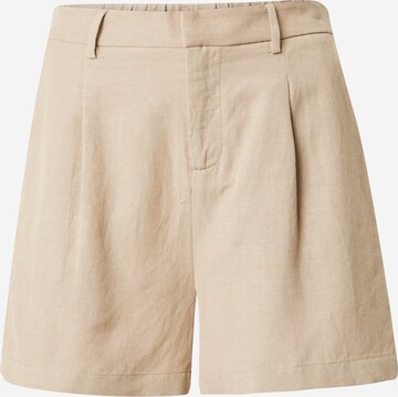 regular Pantaloni con pieghe di Molly BRACKEN in beige: frontale