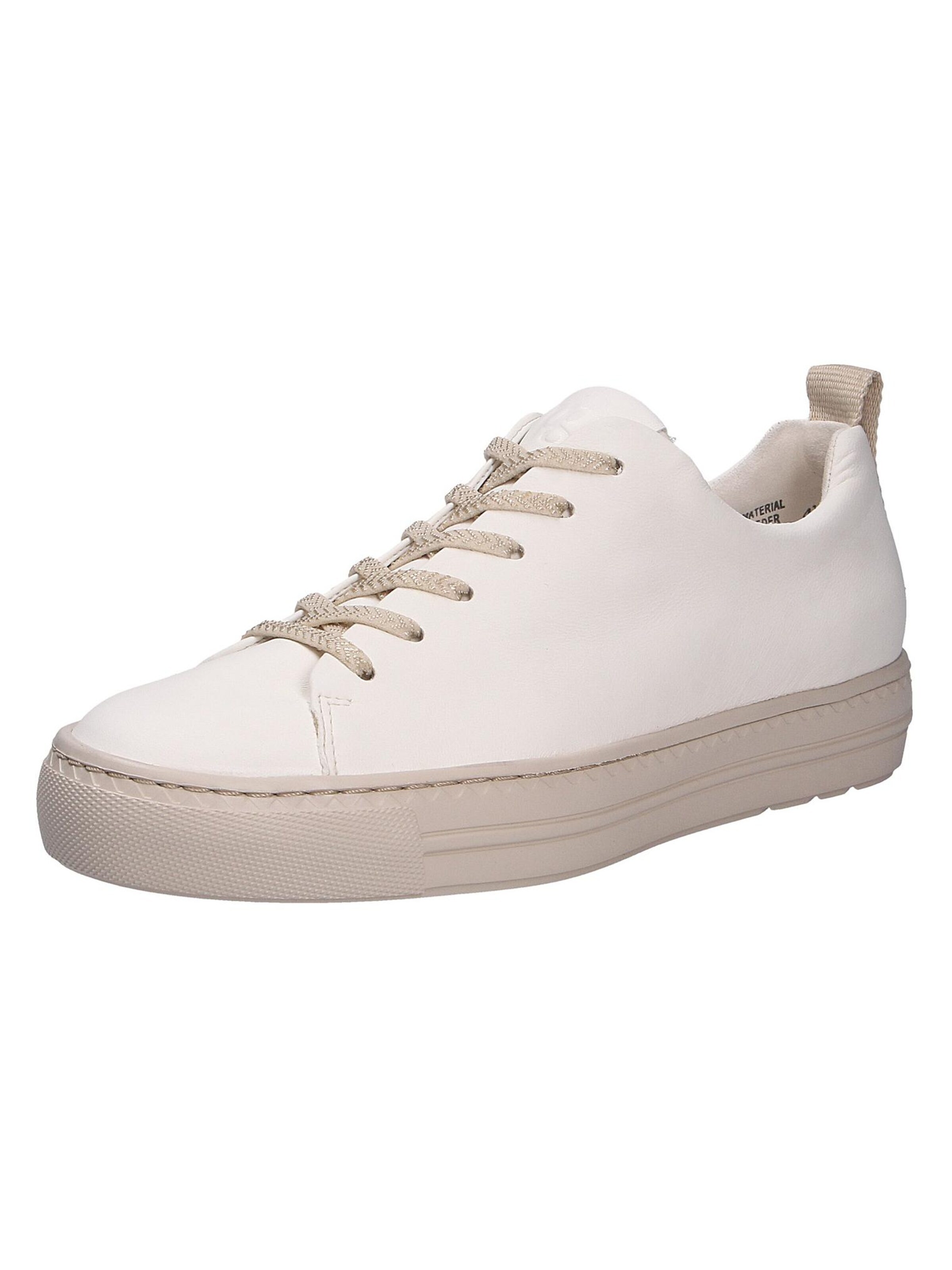 Baskets basses Paul Green en beige : devant