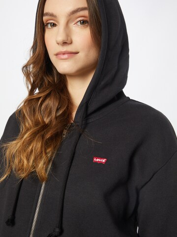 LEVI'S ® Ζακέτα φούτερ 'Standard Zip Hoodie' σε μαύρο