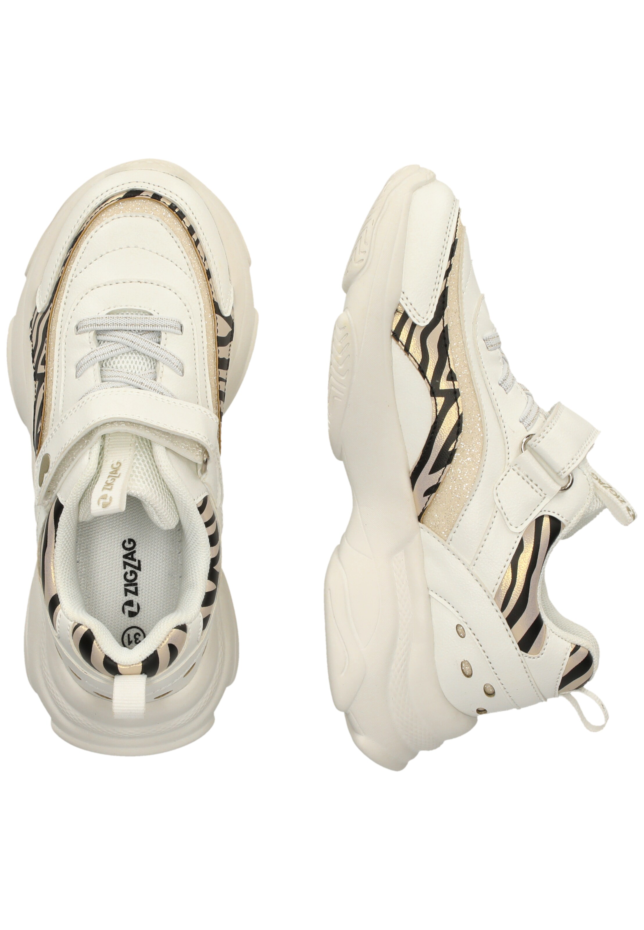 ZigZag Sneakers 'Fialey' in Wit