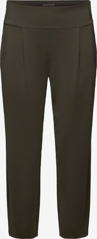ESPRIT Workout Pants in Green: front