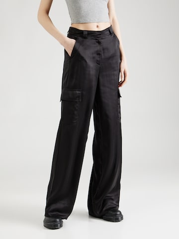 Wide Leg Pantalon cargo 'KHAT' Marella en noir : devant