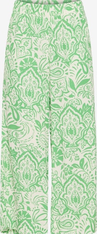 ICHI - Pierna ancha Pantalón en beige: frente