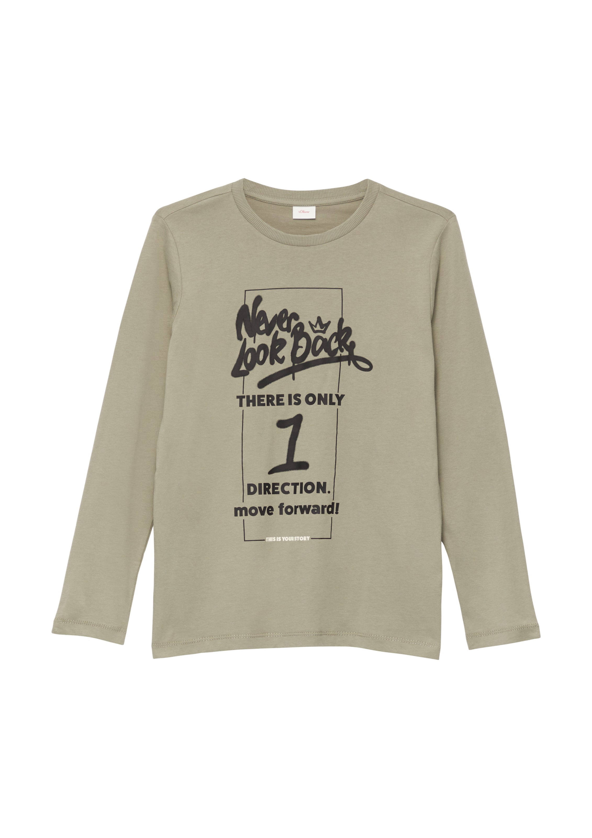 T-Shirt s.Oliver en vert : devant