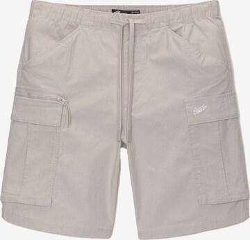 Pull&Bear Loosefit Shorts in Grau: predná strana