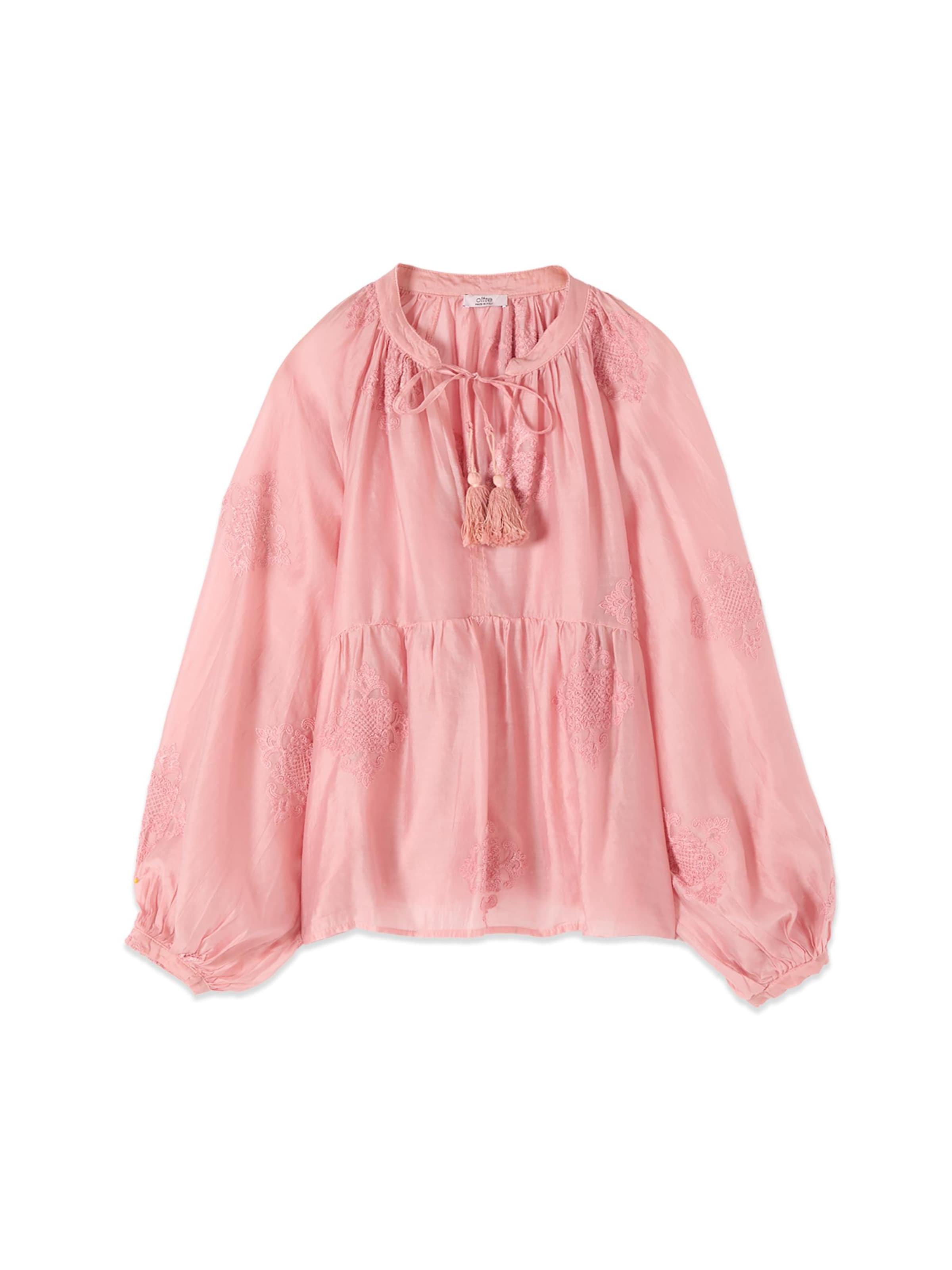 oltre Blouse in Roze: voorkant