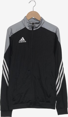 ADIDAS PERFORMANCE Sweatshirt & Zip-Up Hoodie in XS in Black: front