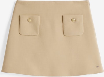 Jupe TOMMY HILFIGER en marron : devant