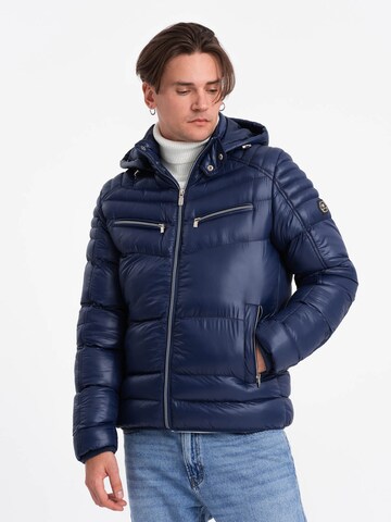 Veste mi-saison 'Quintessence' Ombre en bleu : devant