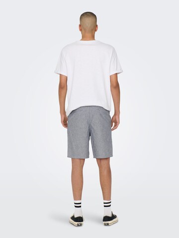 Regular Pantalon 'Linus' Only & Sons en bleu