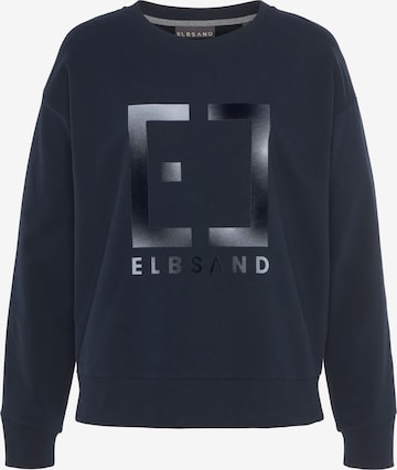 ElbsandSweater majica - plava boja: prednji dio
