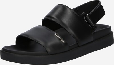 Calvin Klein Sandale in schwarz / silber, Produktansicht