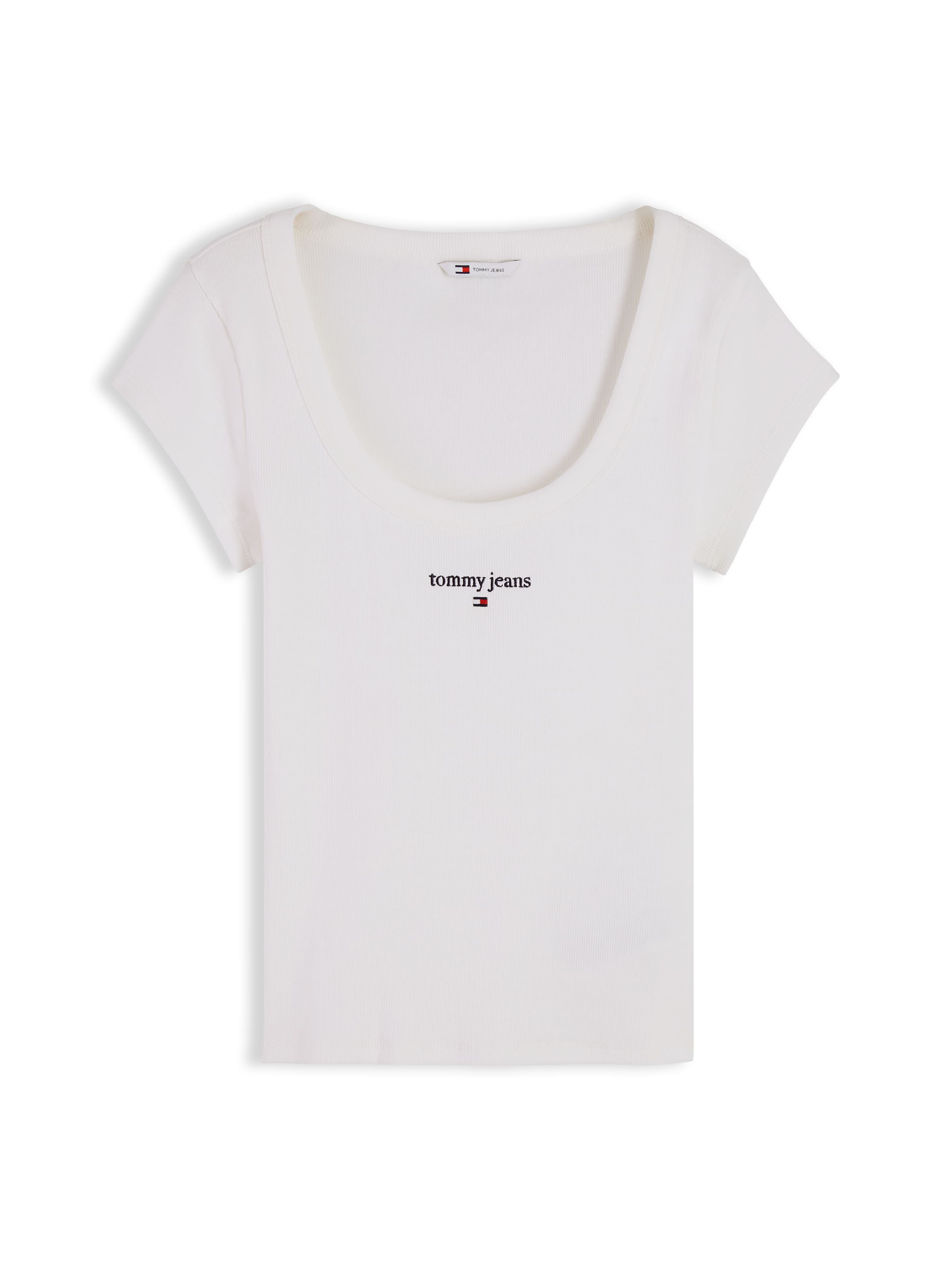 Tommy Jeans Μπλουζάκι σε λευκό: μπροστά