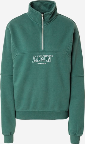 aim'n Athletic Sweatshirt in Green: front