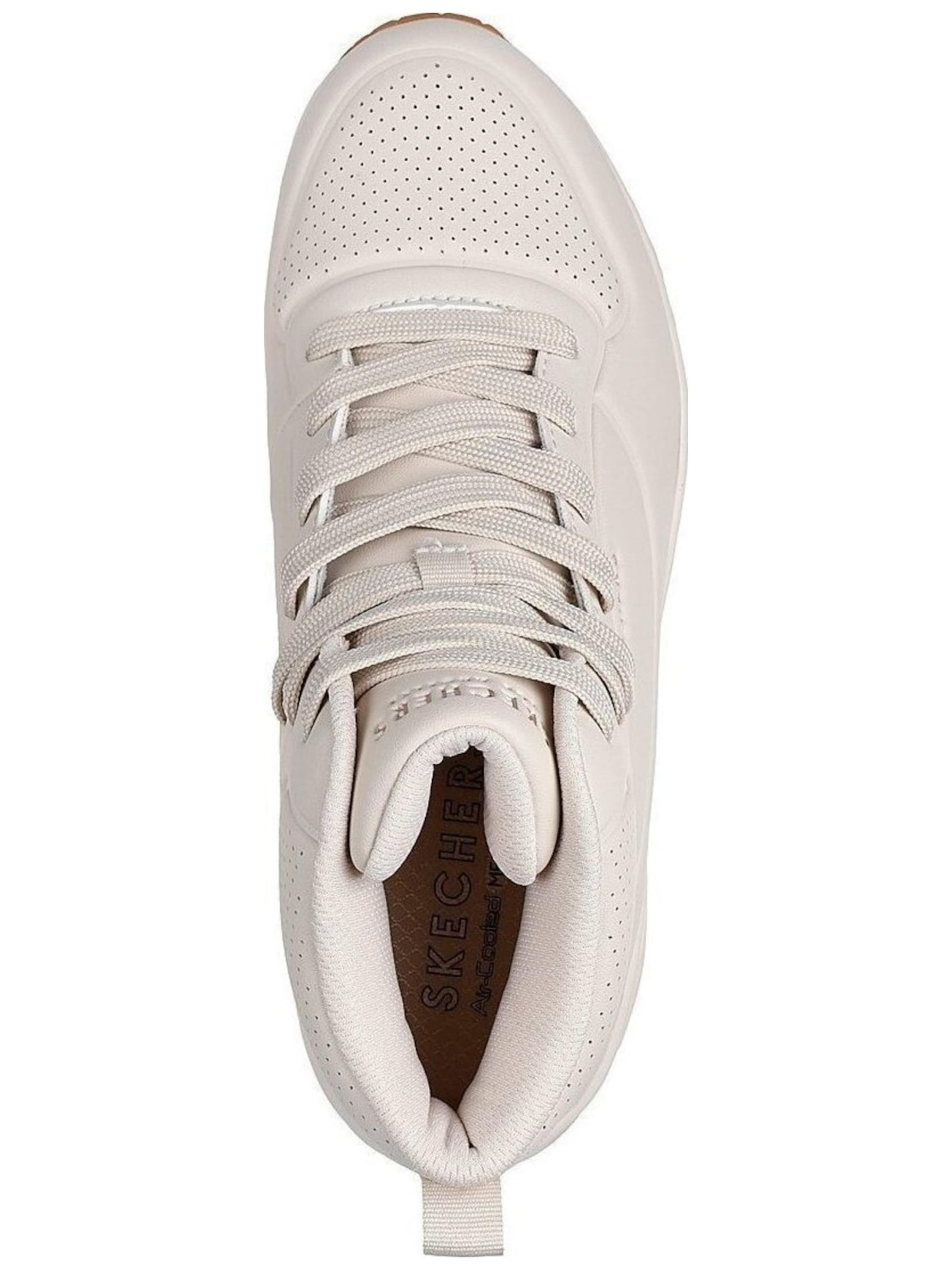 Sneaker alta 'Uno - Stand High' di SKECHERS in beige
