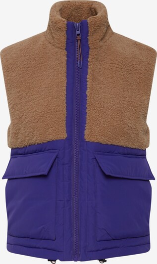 Gilet 'CAIDA' The Jogg Concept di colore blu scuro / marrone, Visualizzazione prodotti