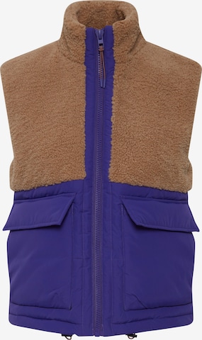 The Jogg Concept Bodywarmer 'CAIDA' in Blauw: voorkant