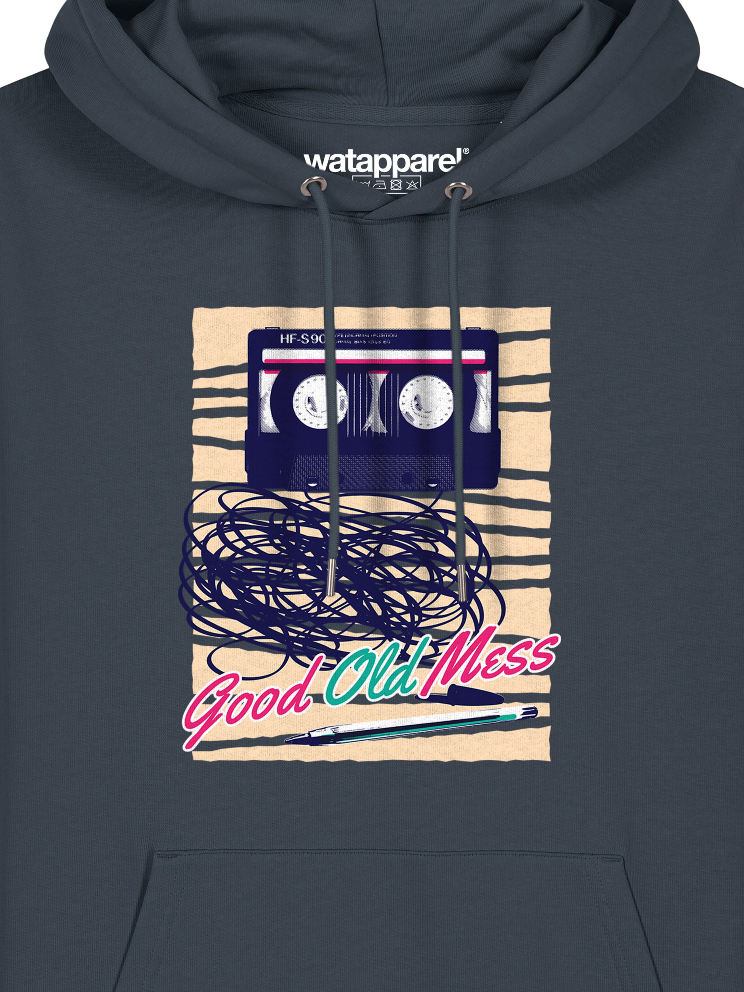 Watapparel Sweatshirt 'Good Old Mess' in Grau