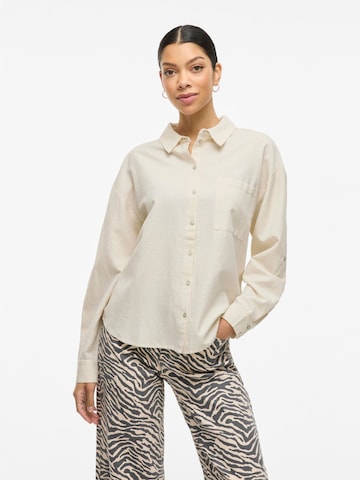 VILA Bluse i beige: forside