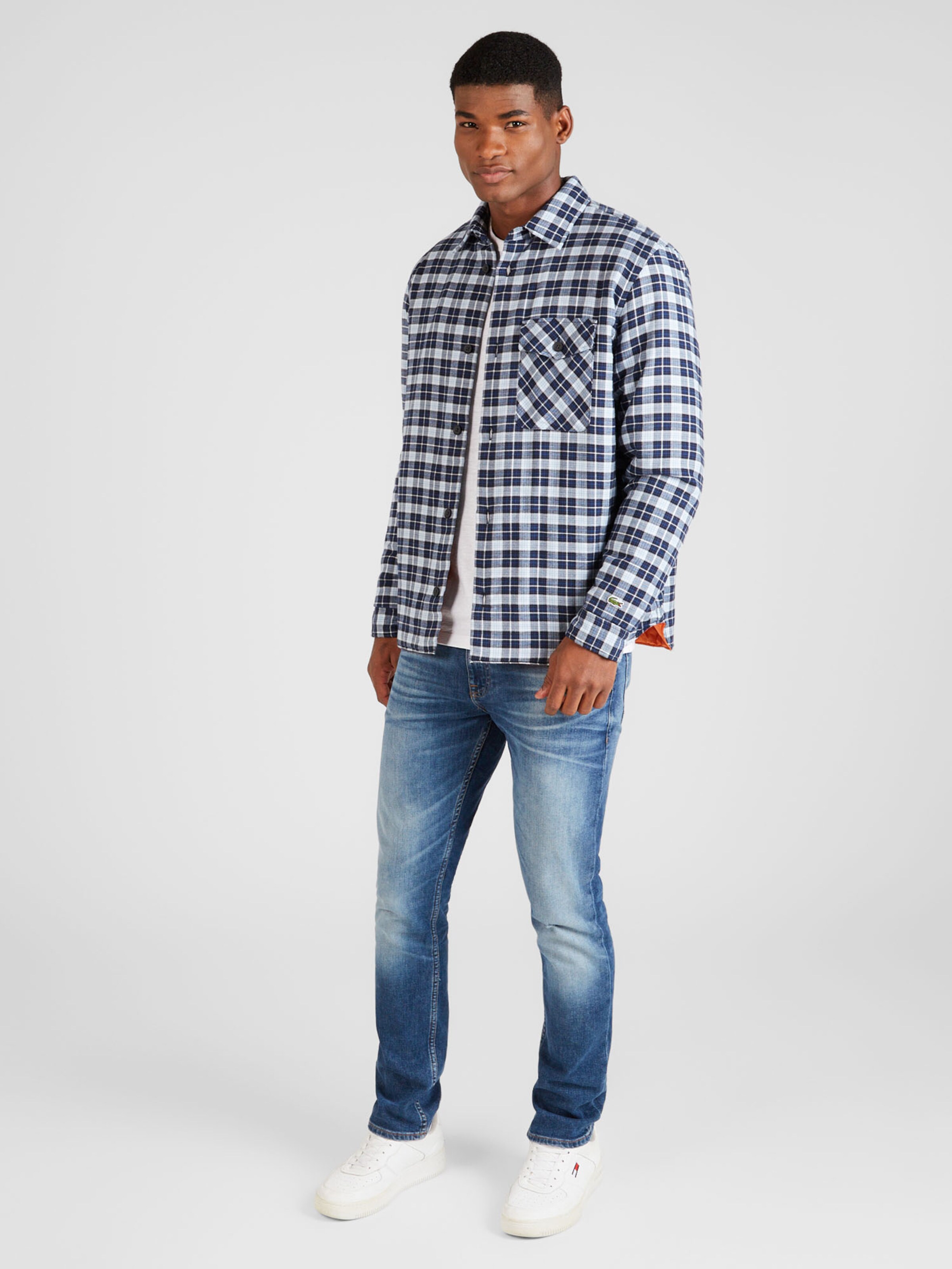 Lacoste gingham shop jacket
