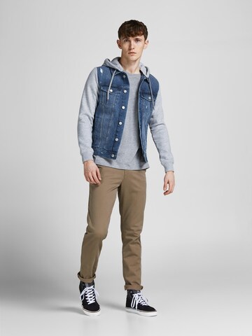 JACK & JONES سترة غير رسمية بلون أزرق