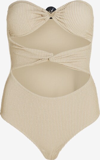 Karl Lagerfeld Maillot de bain 'Dna Strapless' en beige, Vue avec produit