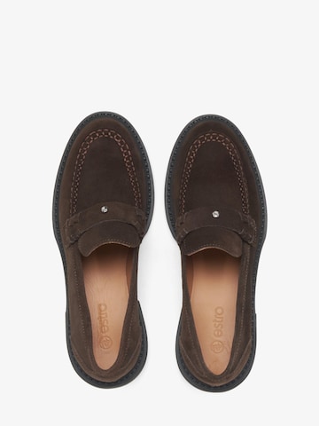 Estro Moccasin '09-3417' in Brown